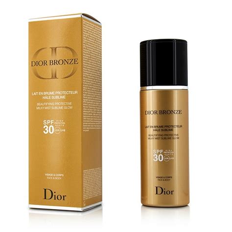 dior bronze milky mist spf30 vaporisateur 125ml|Dior bronze spf 30.